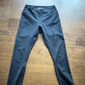NoBull low rise leggings full length size Small BLACK
